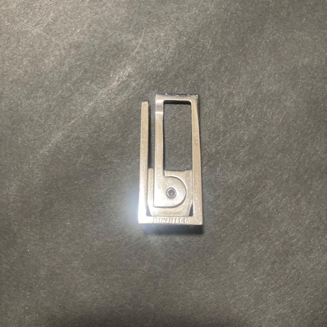 DUNHILL ブルドッグデザイン マネークリップ　シルバー925