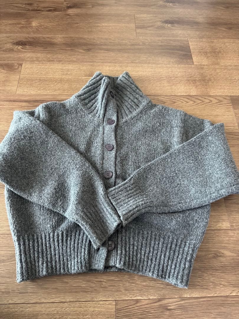 MIESROHE サステナハイネックウールカーディガン金子綾