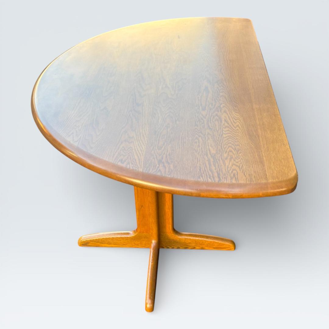 【最高級】浜本工芸 ダイニングテーブル 半円 135cm オーク材 皇室御用達