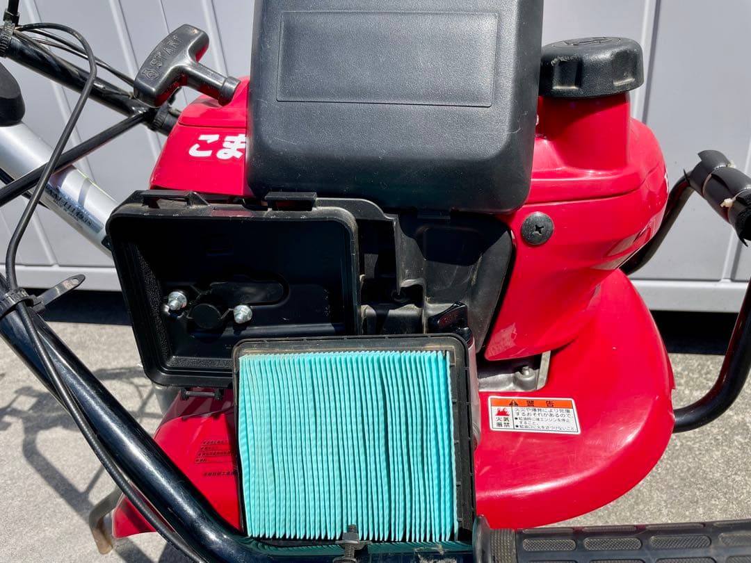 HONDAこまめF220 農用トラクター歩行型+ブルー溝浚器畝立てアタッチメント