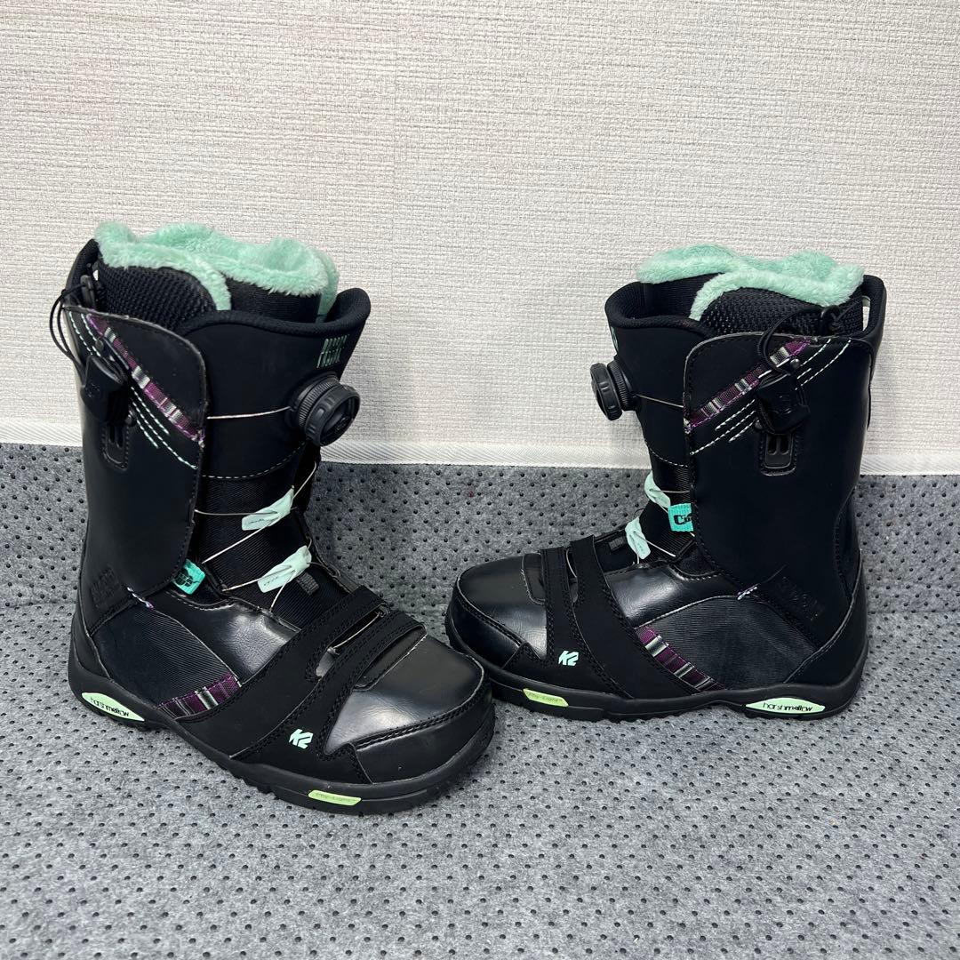 １回使用 K2 PASSAGE 24cm BOA レース スノーボードブーツ