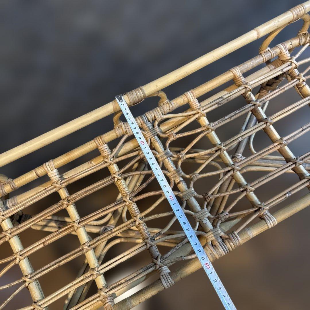 ラタンのスツール　飾り用　珍しい