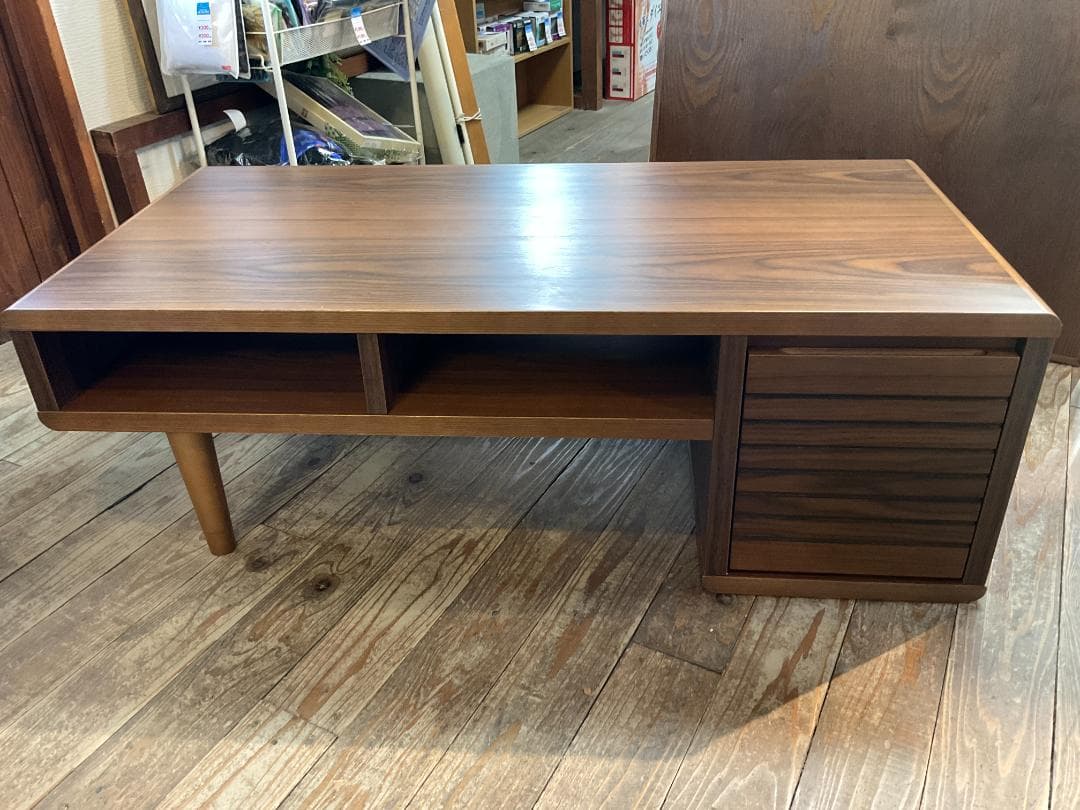 幅105　モナコ　センターテーブル　ブラウン　大川家具