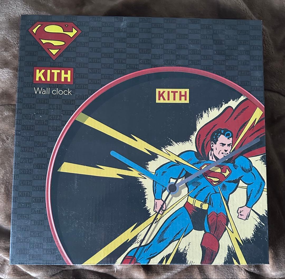 インテリア時計 Kith x Superman Lightning Bolt Clock