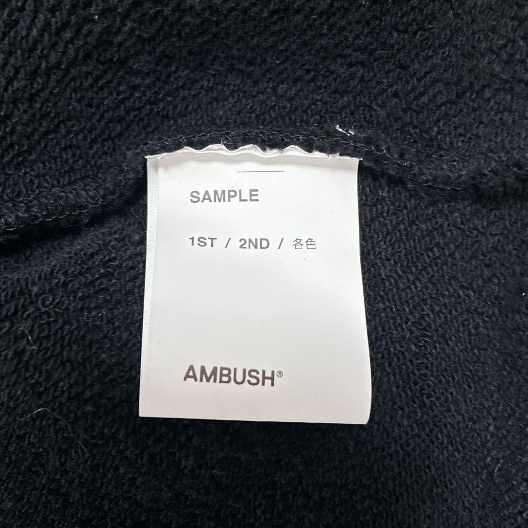 希少✨ サンプル品 アンブッシュ ジップアップ パーカー XL ブラック