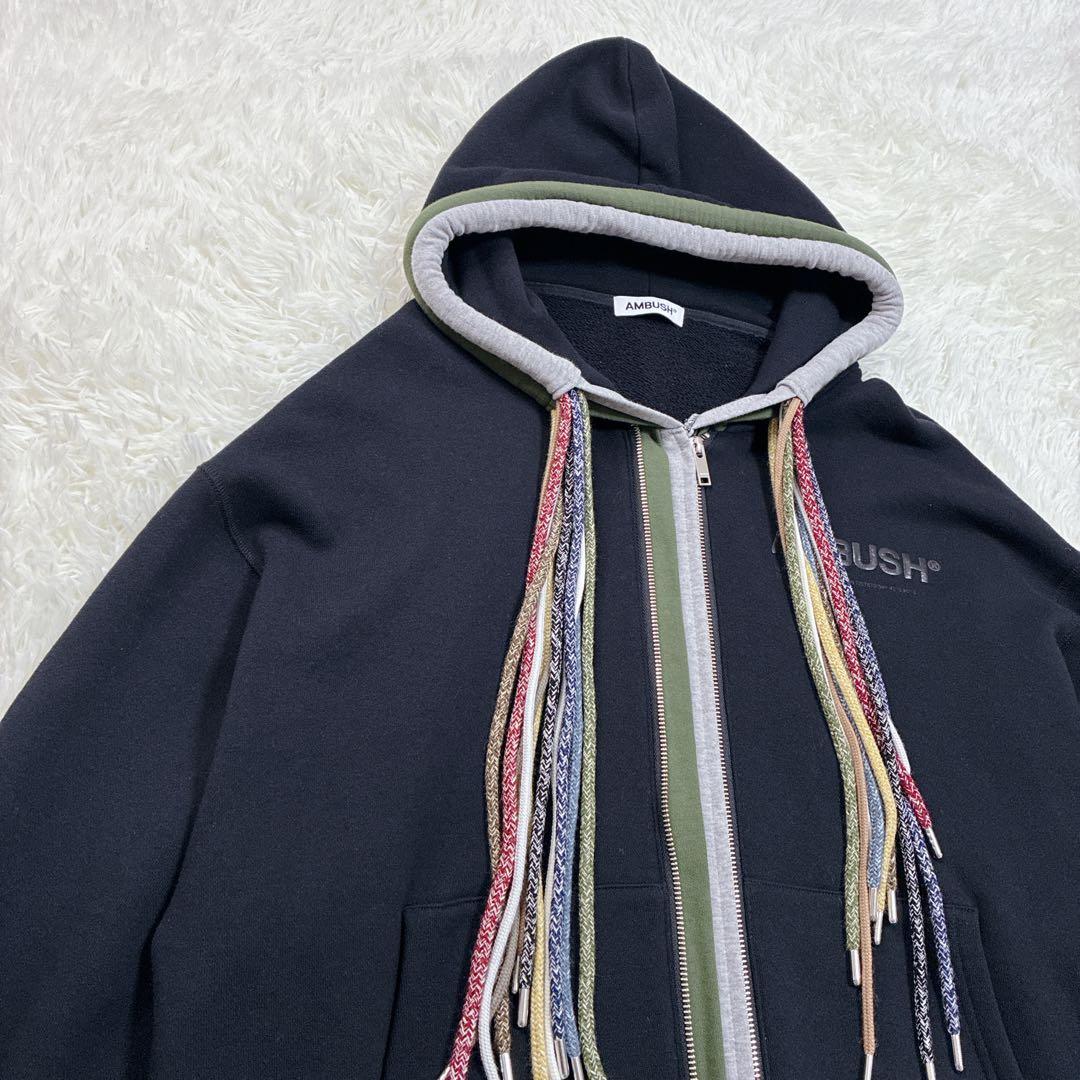 希少✨ サンプル品 アンブッシュ ジップアップ パーカー XL ブラック