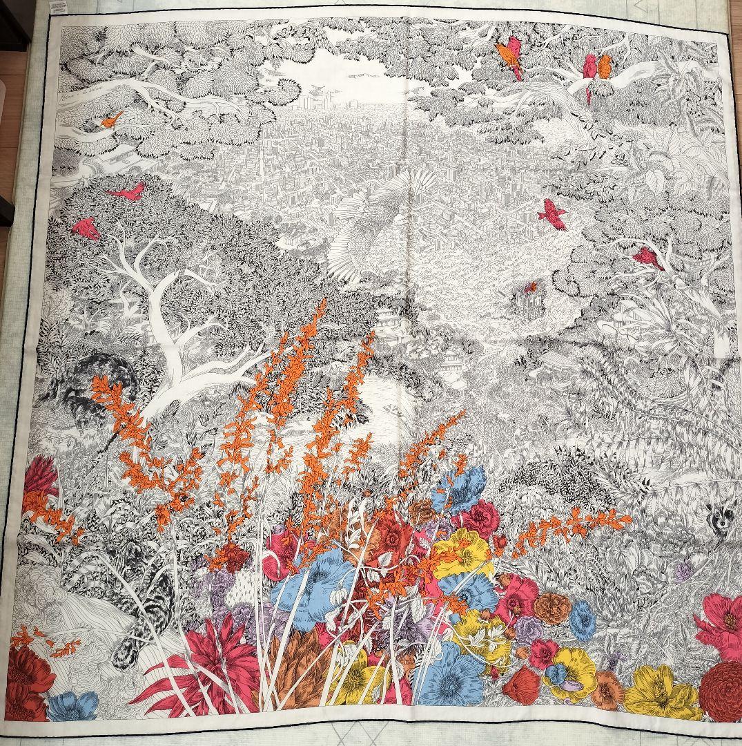 エルメス HERMES カレジェアン カシミアシルク 自然回帰