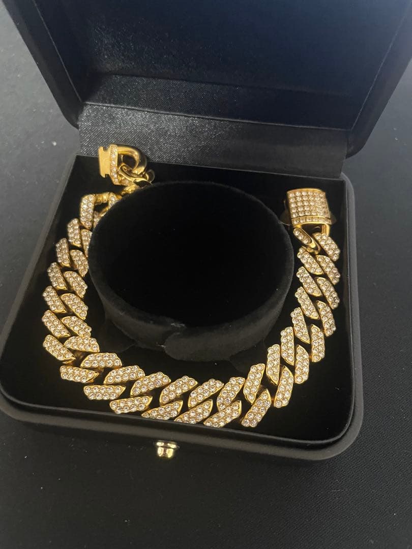 ND Gold Necklace Miami Cuban セット