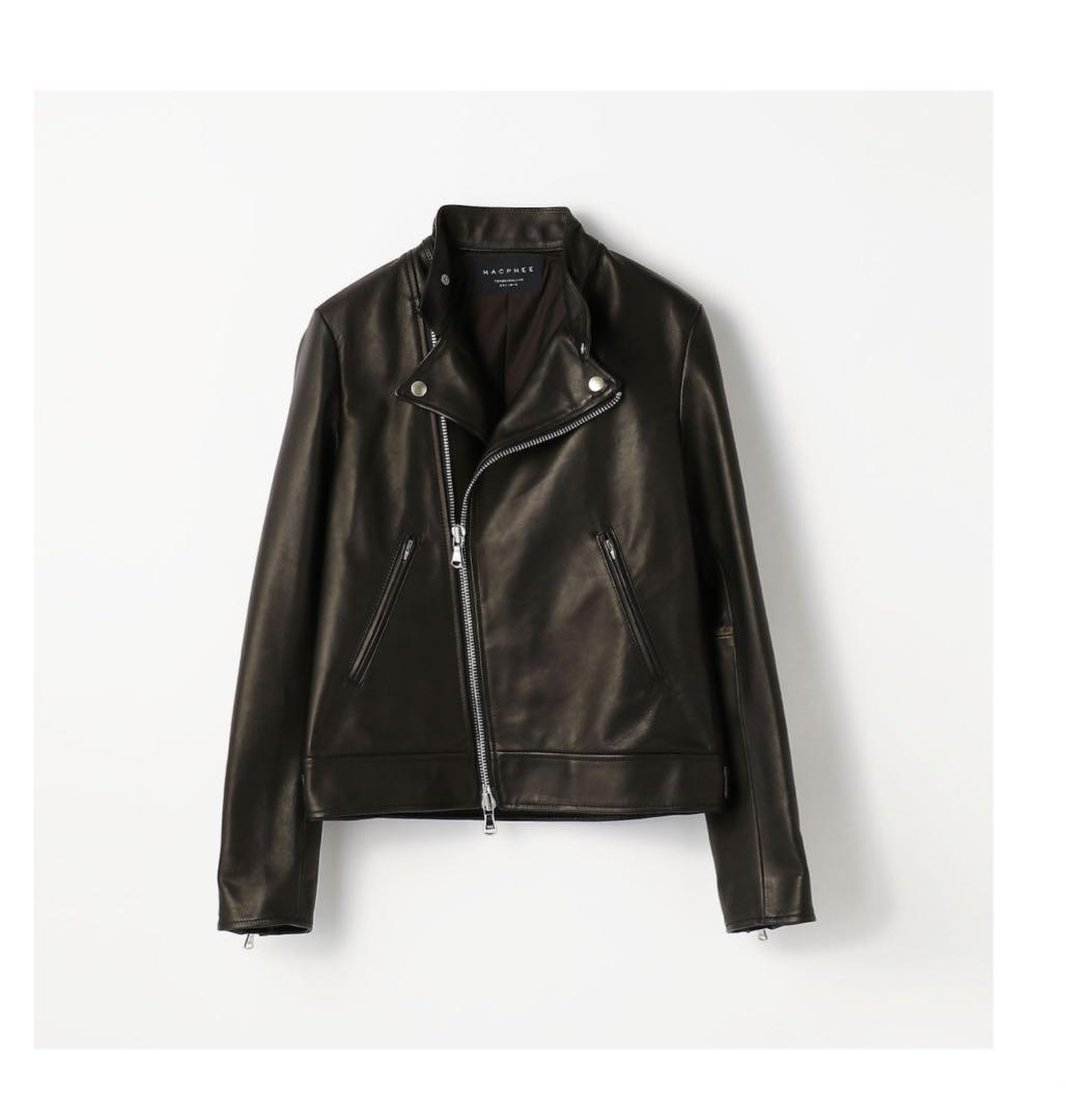 トゥモローランド　マカフィー　ラムレザー　ライダースジャケット　美品