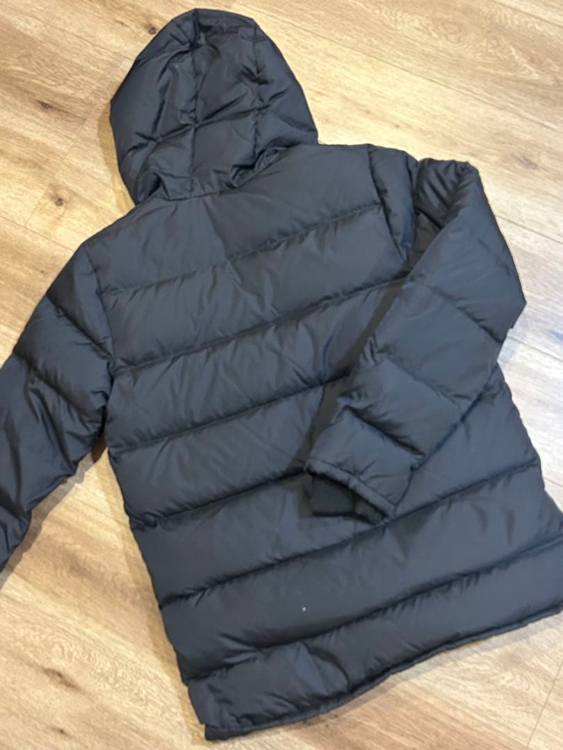 カンタベリー フード付き ブラックダウンジャケット Lサイズ
