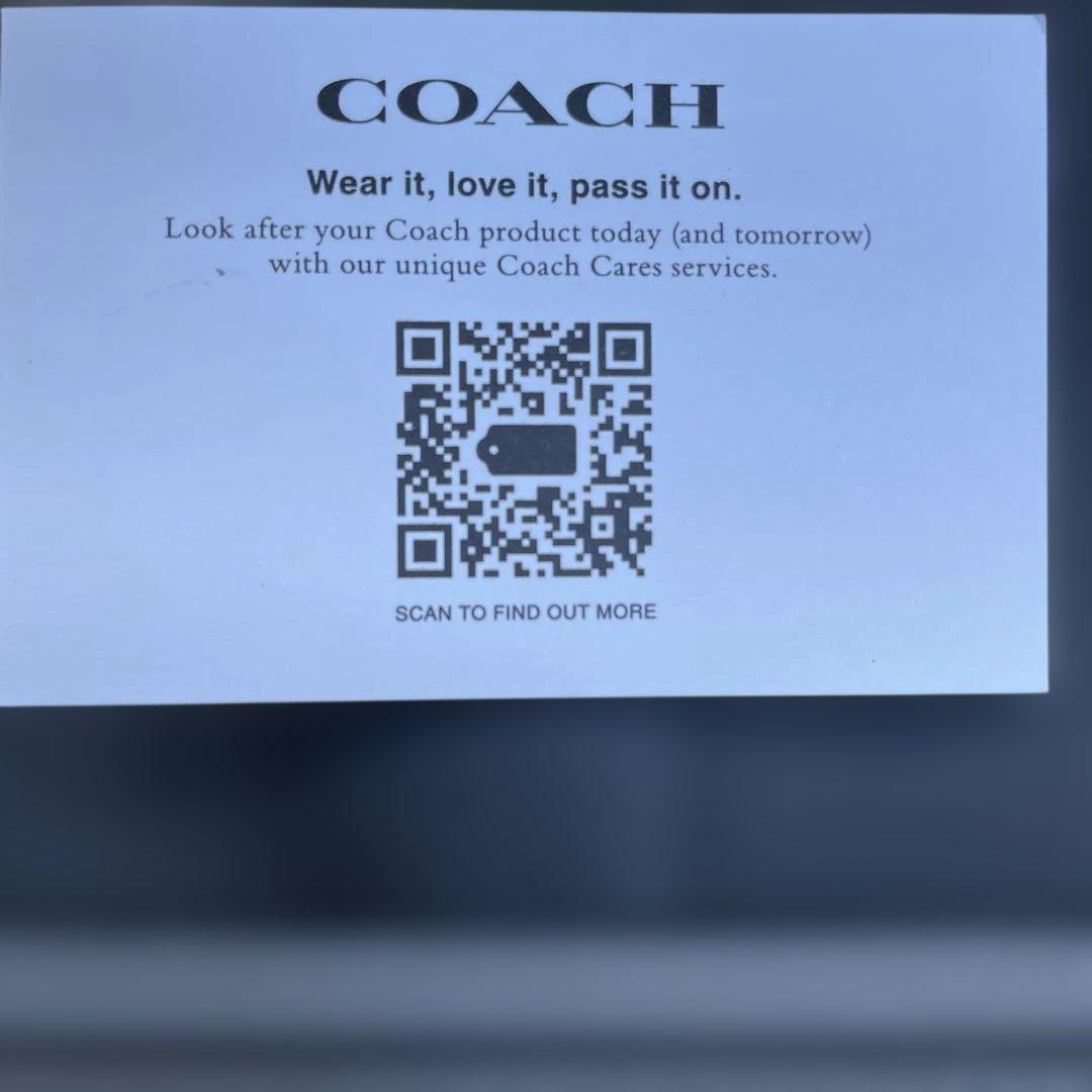 YUYA　　新品未使用　定価49,500円　COACH ライトグレー