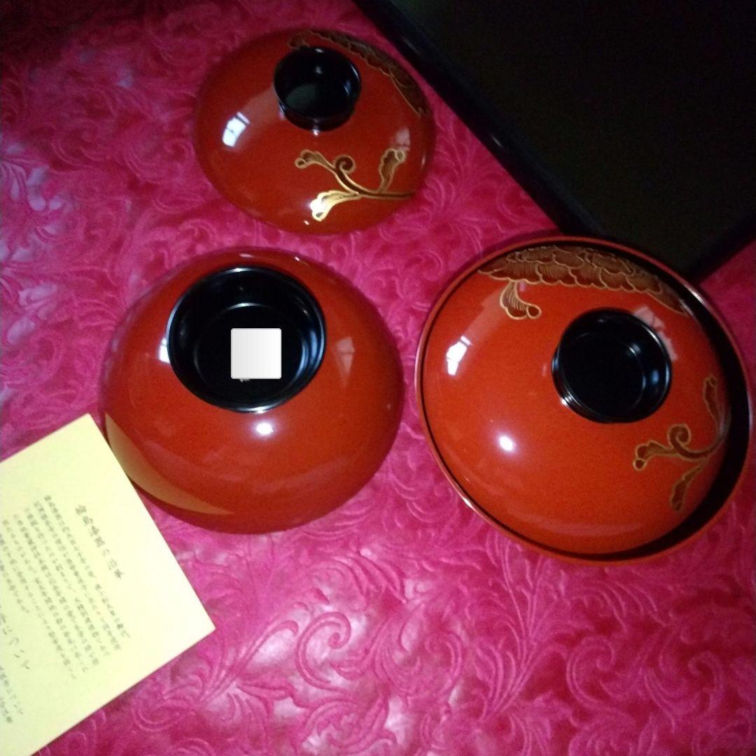 輪島塗 御汁椀 御煮物椀 お盆 セット