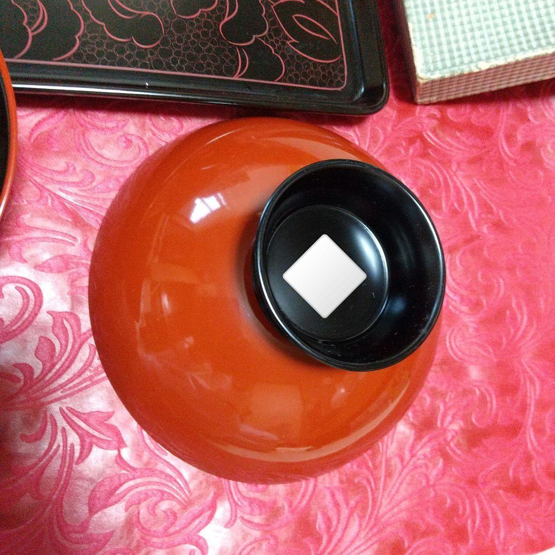 輪島塗 御汁椀 御煮物椀 お盆 セット