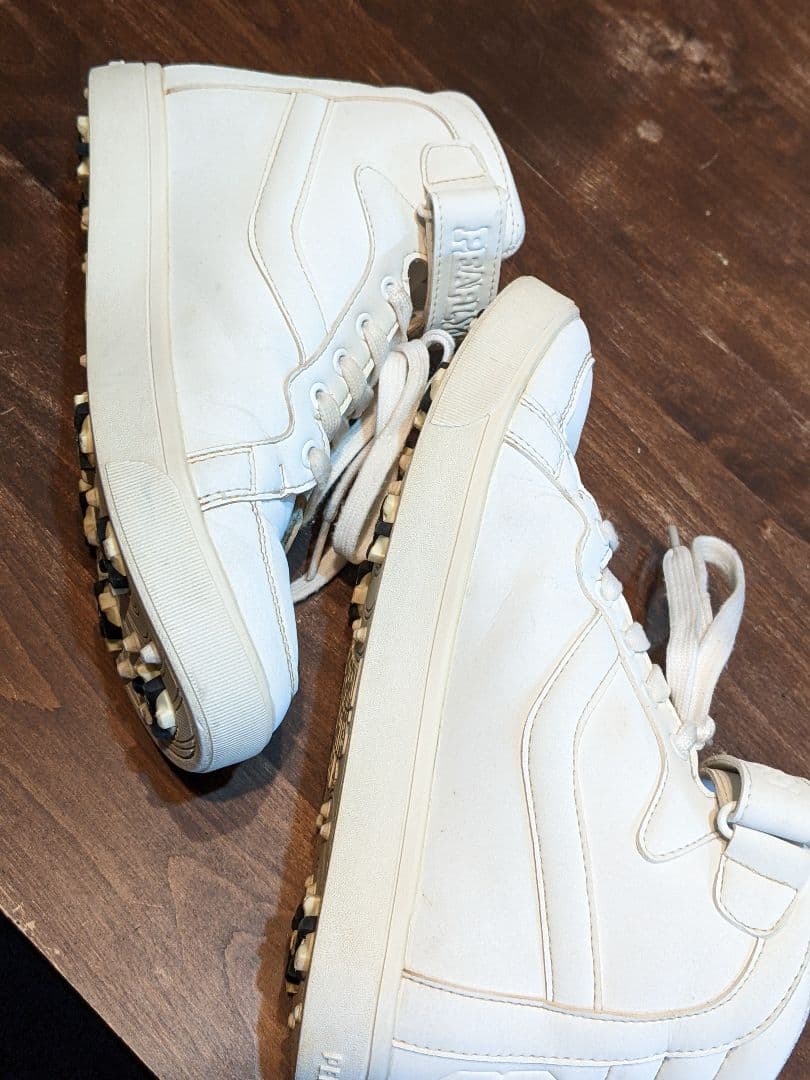 パーリーゲイツ　ゴルフ　シューズ　靴　スパイク　スニーカー　ミドル　ハイカット