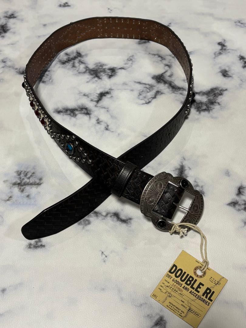 新品未使用品　RRL スタッズベルト