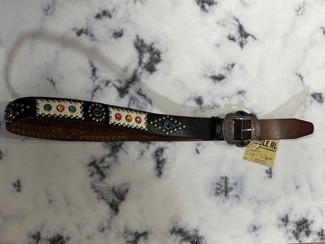 新品未使用品　RRL スタッズベルト