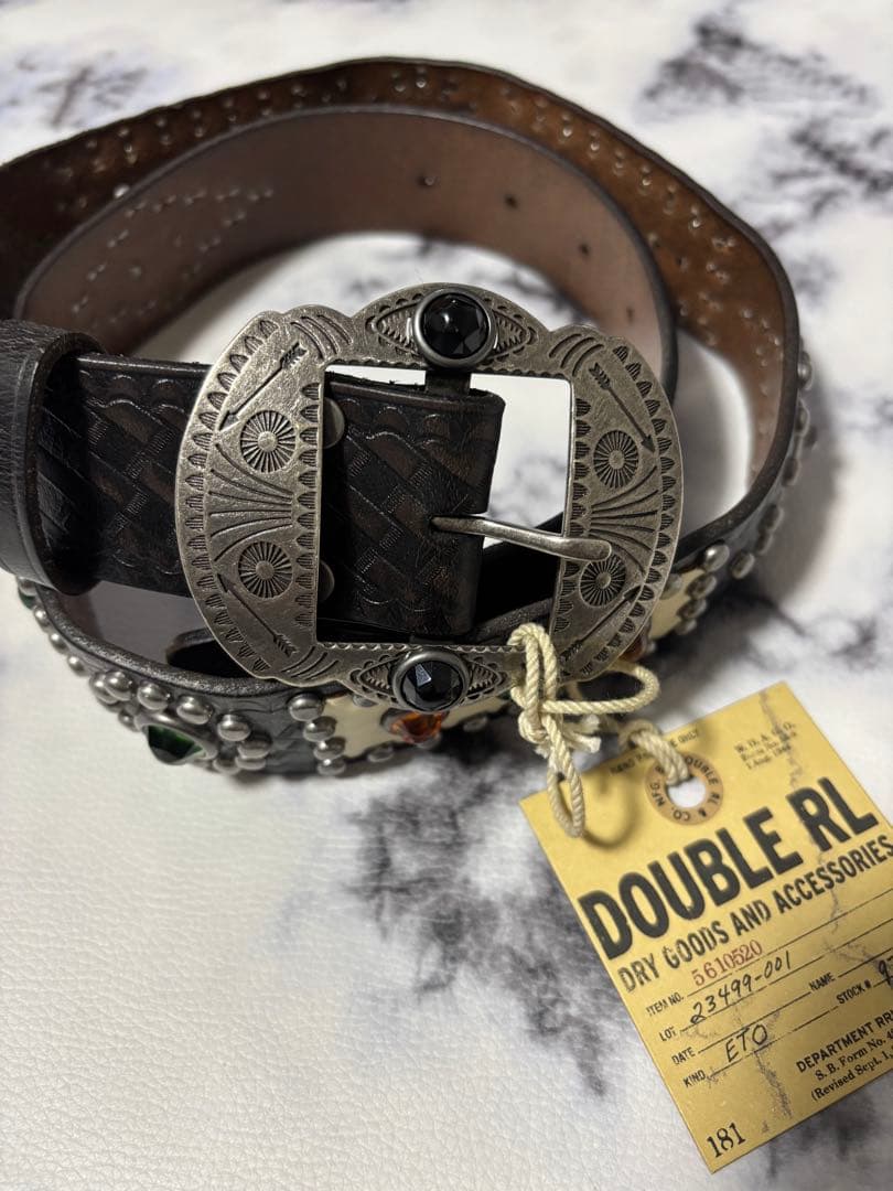 新品未使用品　RRL スタッズベルト