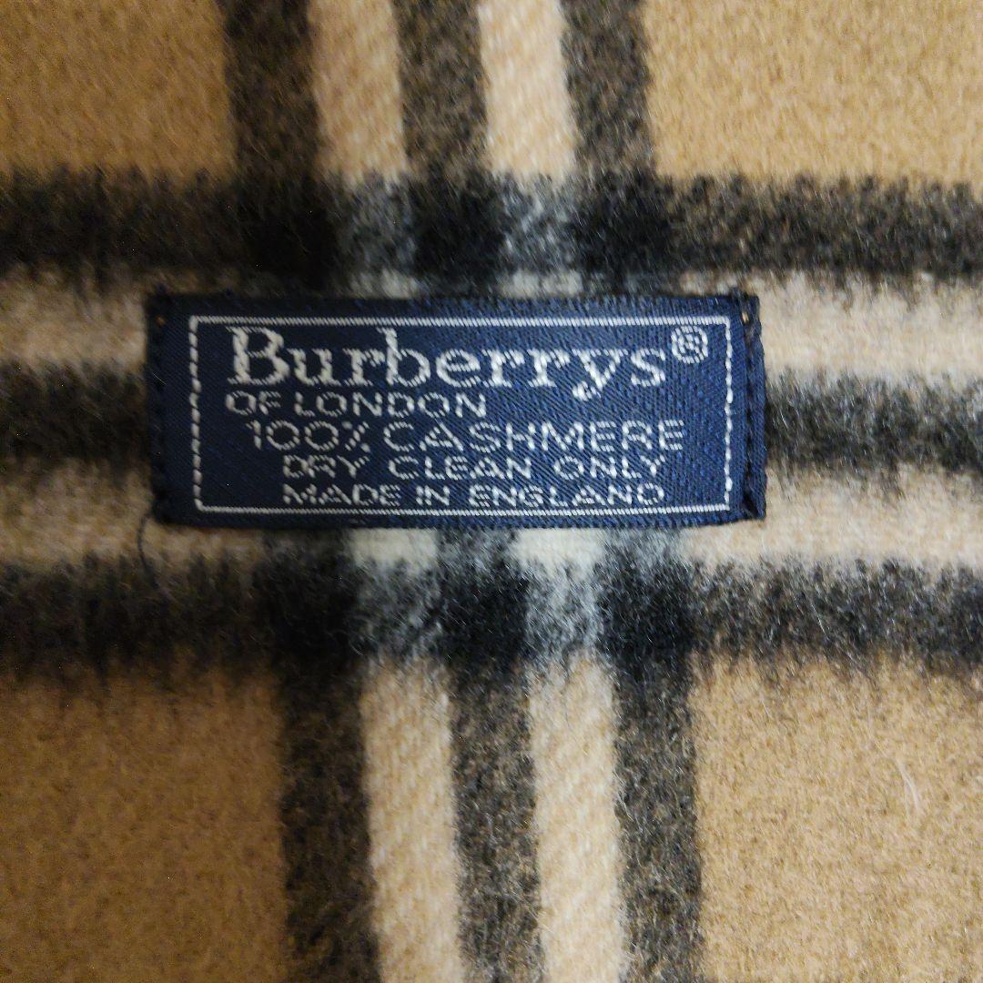 Burberry チェック柄 マフラー カシミヤ100%、