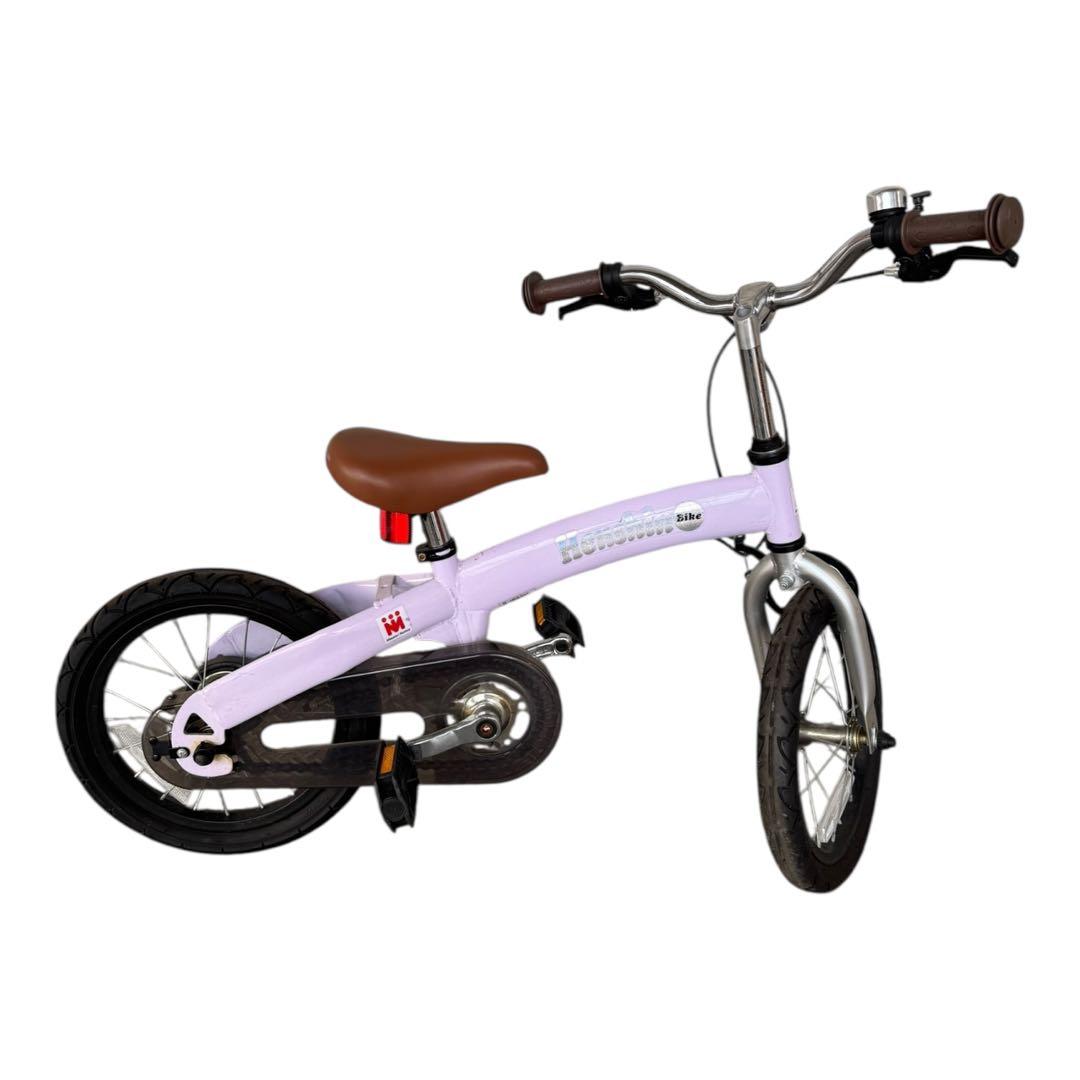 Henshin Bike へんしんバイク スタンド付12インチ パープル　ピンク