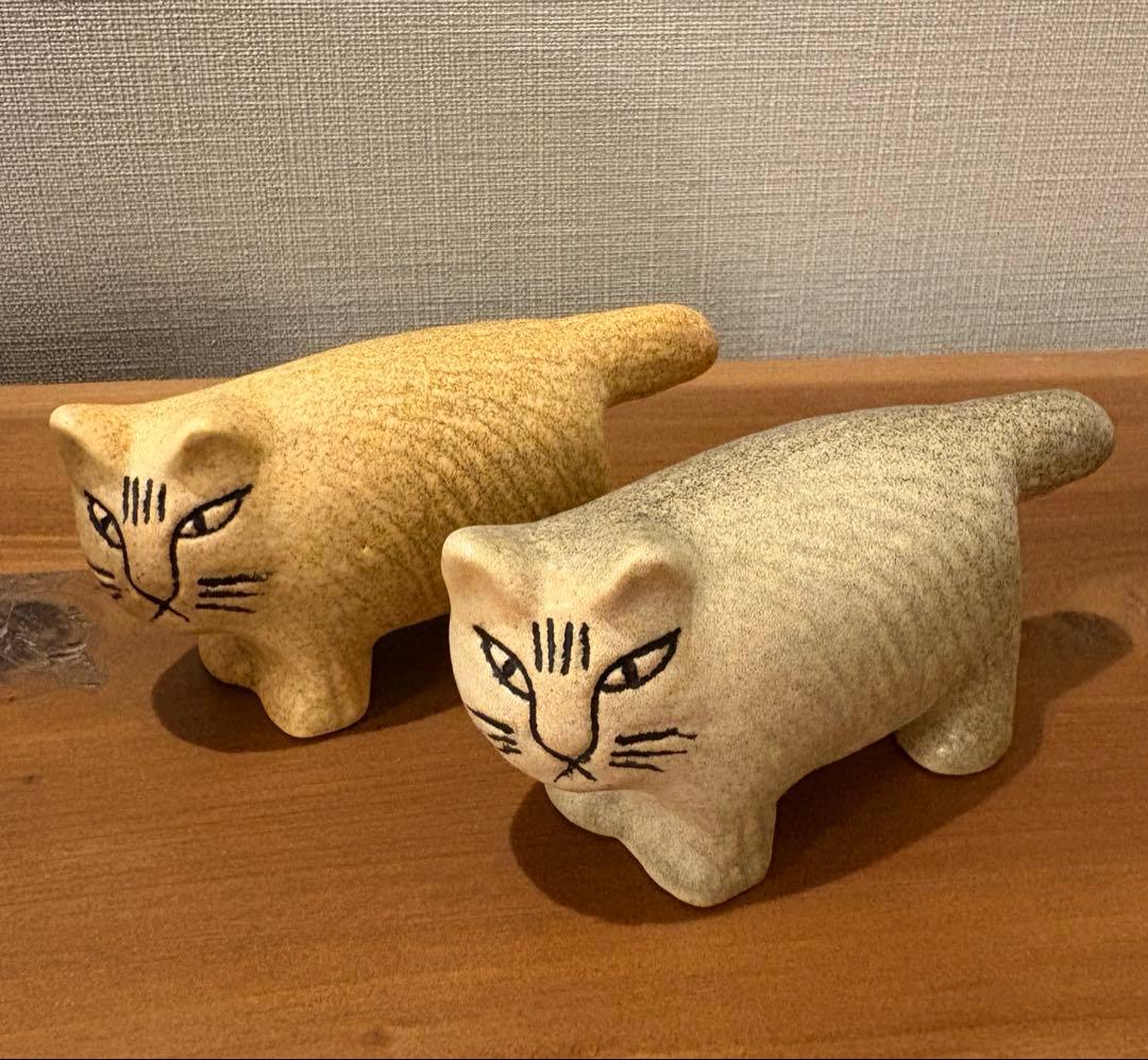 リサラーソン ふたごのMIKA グレーの兄 ブラウンの弟