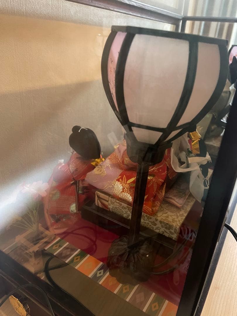 【美品】丹秀雛　極上特製三月雛人形 ケース付き　オルゴール人形小道具付き