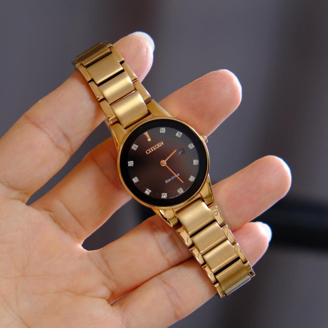 未使用 Citizen Eco-Drive GA1058-59Q Gold