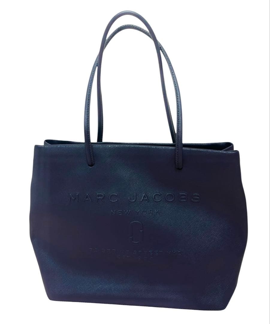 【最終お値下げ】MARC JACOBS トート レディース　A4 ネイビー