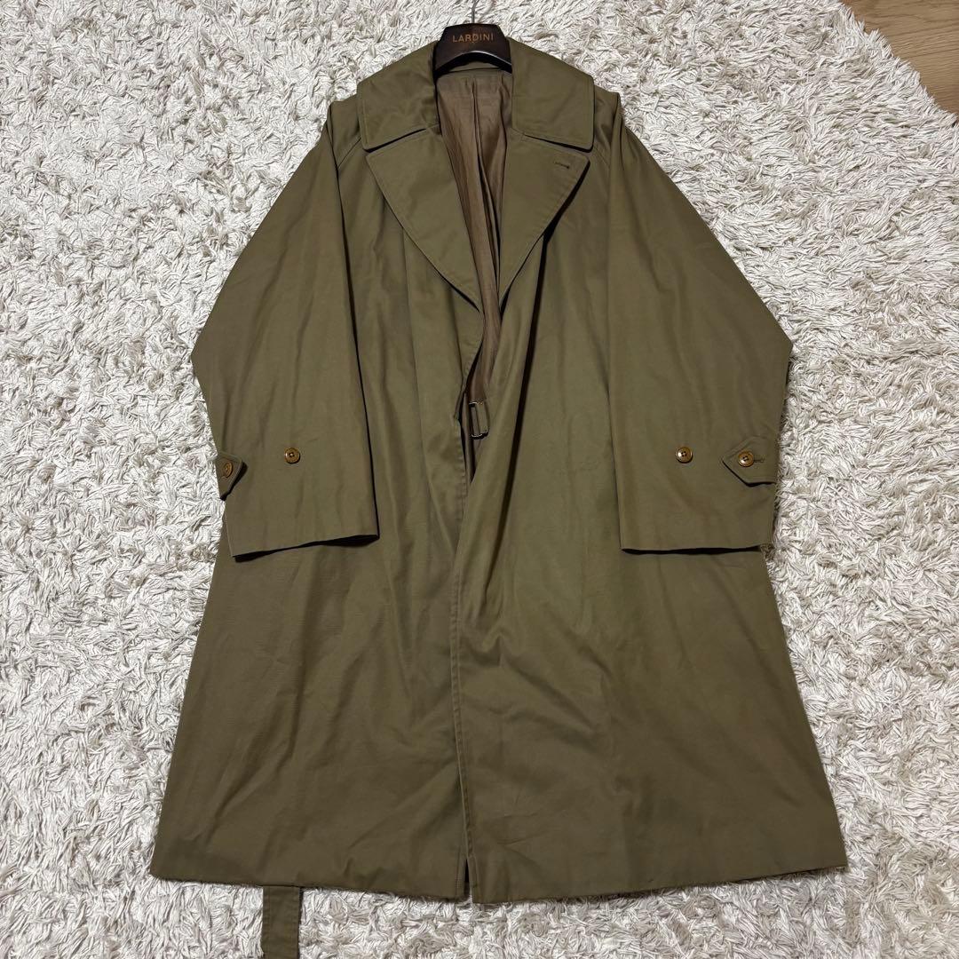 【名作】COMOLI コモリ コットンギャバジンタイロッケンコート ベージュ 1