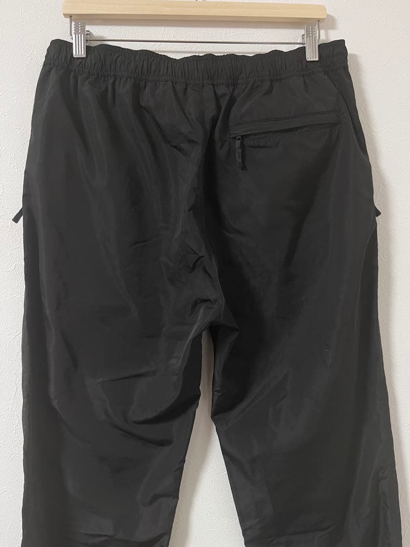 【美品】ワコマリア ブラックアイパッチ コラボ トラックパンツ L ブラック