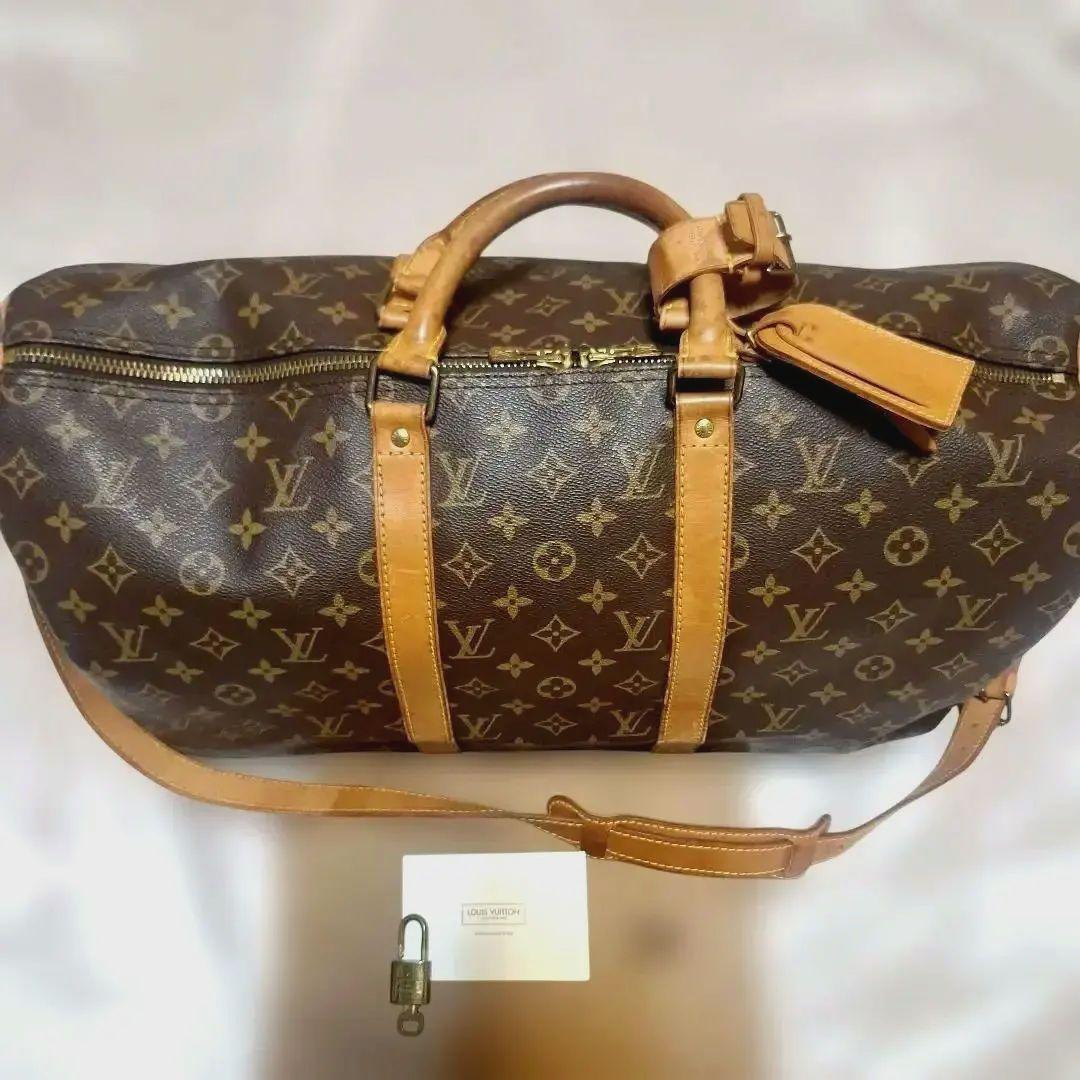 Louis Vuittonボストンバック 南京錠、ネームタグ収納袋付き