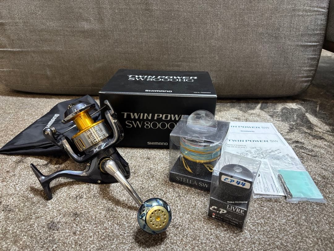 シマノTWIN POWER SW8000HG+STERA 14000XGスプール