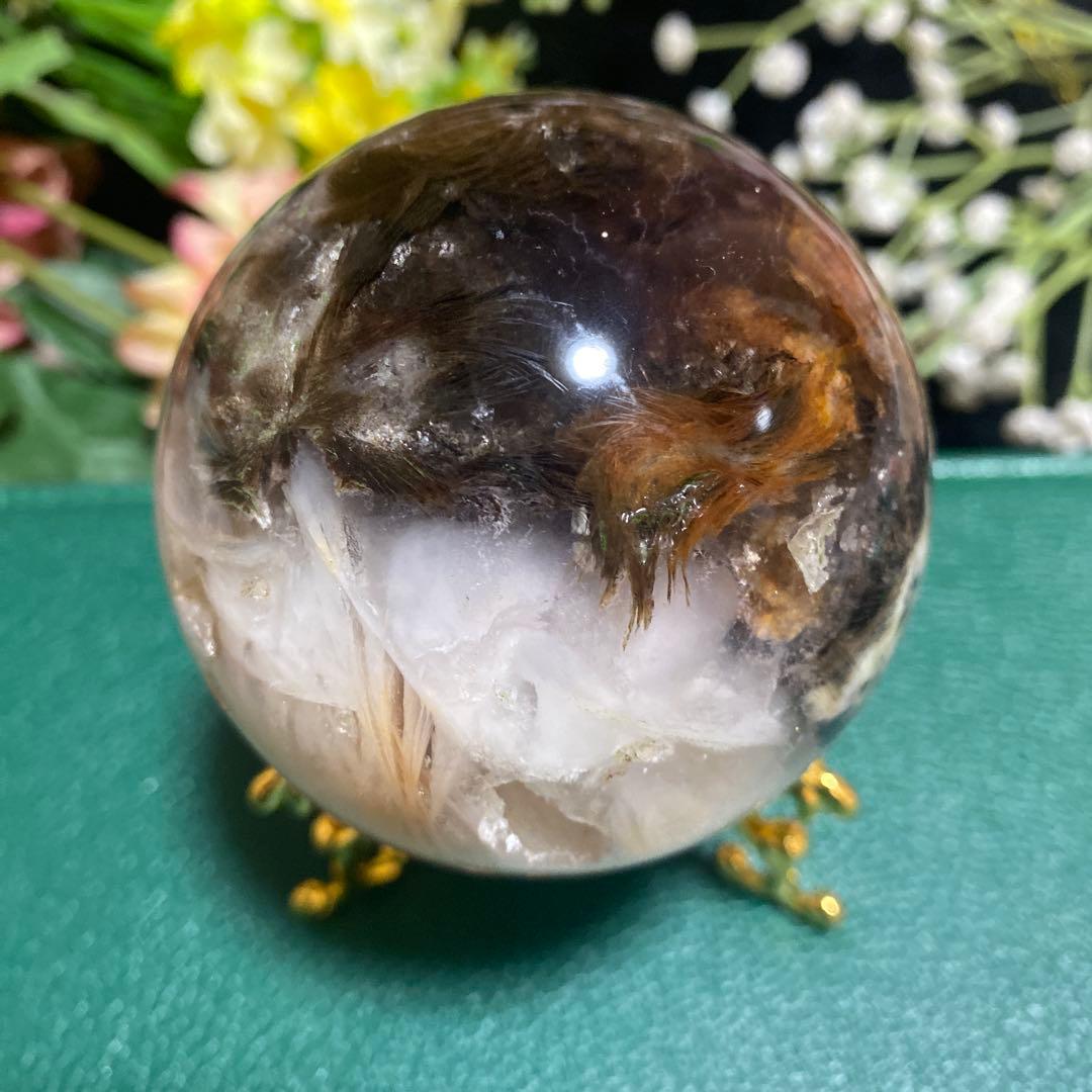 レア インナーモンゴル産フローライト スフィア