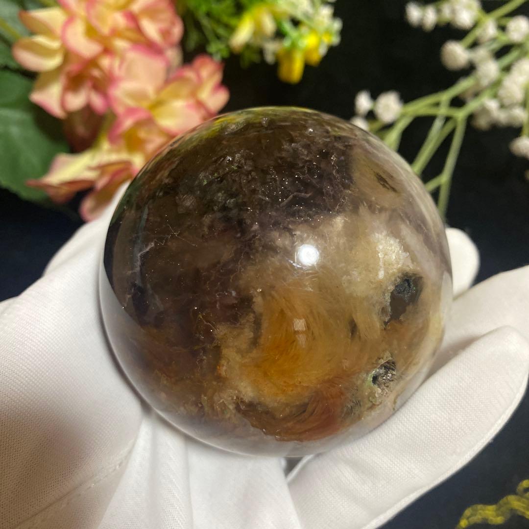 レア インナーモンゴル産フローライト スフィア