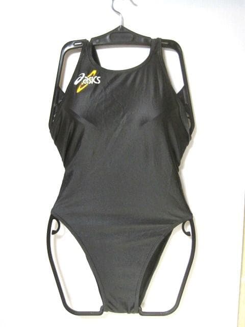 asics 競泳水着 　ガンメタ　Lサイズ