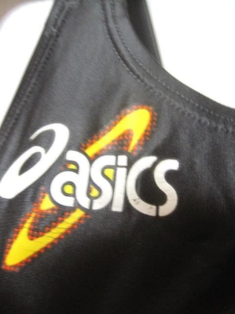 asics 競泳水着 　ガンメタ　Lサイズ
