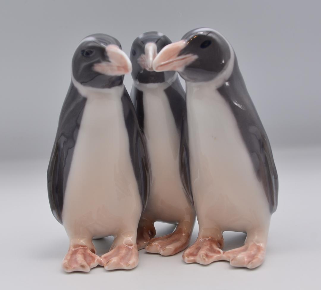 ３匹のペンギン　＃1284　★ロイヤルコペンハーゲン　デンマーク　ご成約済み