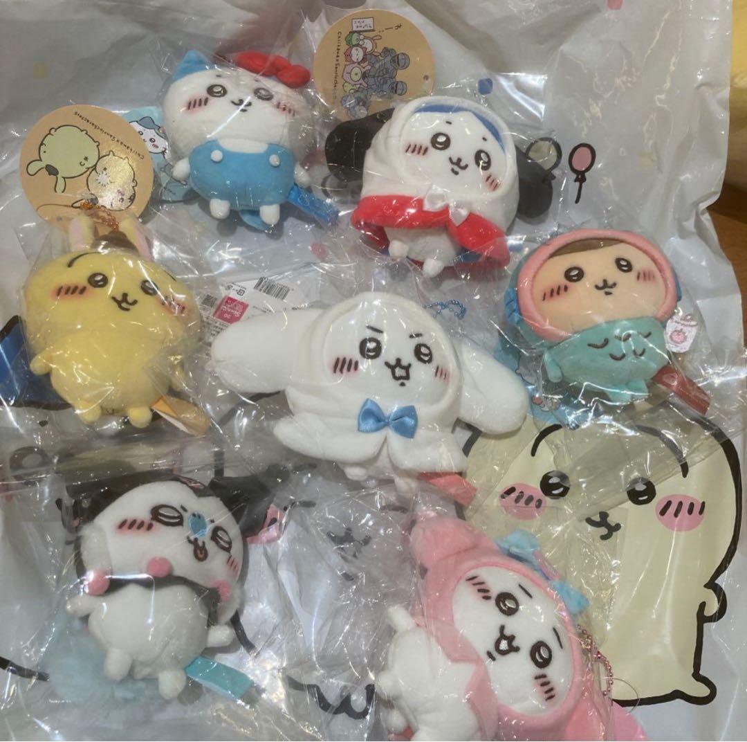 ちいかわ×サンリオキャラクターズ ぷちミニマスコット　7点セット