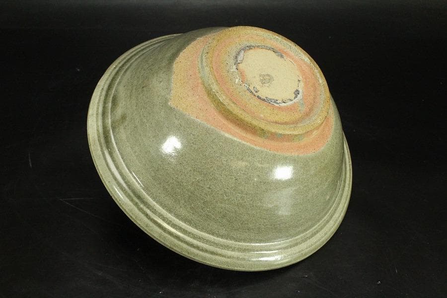 中国美術 青磁 鉢 古美術(ZE733)