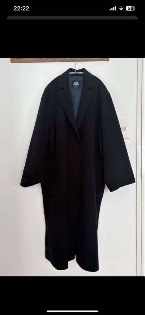 値下げ【美品】スローブイエナ ダブルフェイスロングチェスターコート 38
