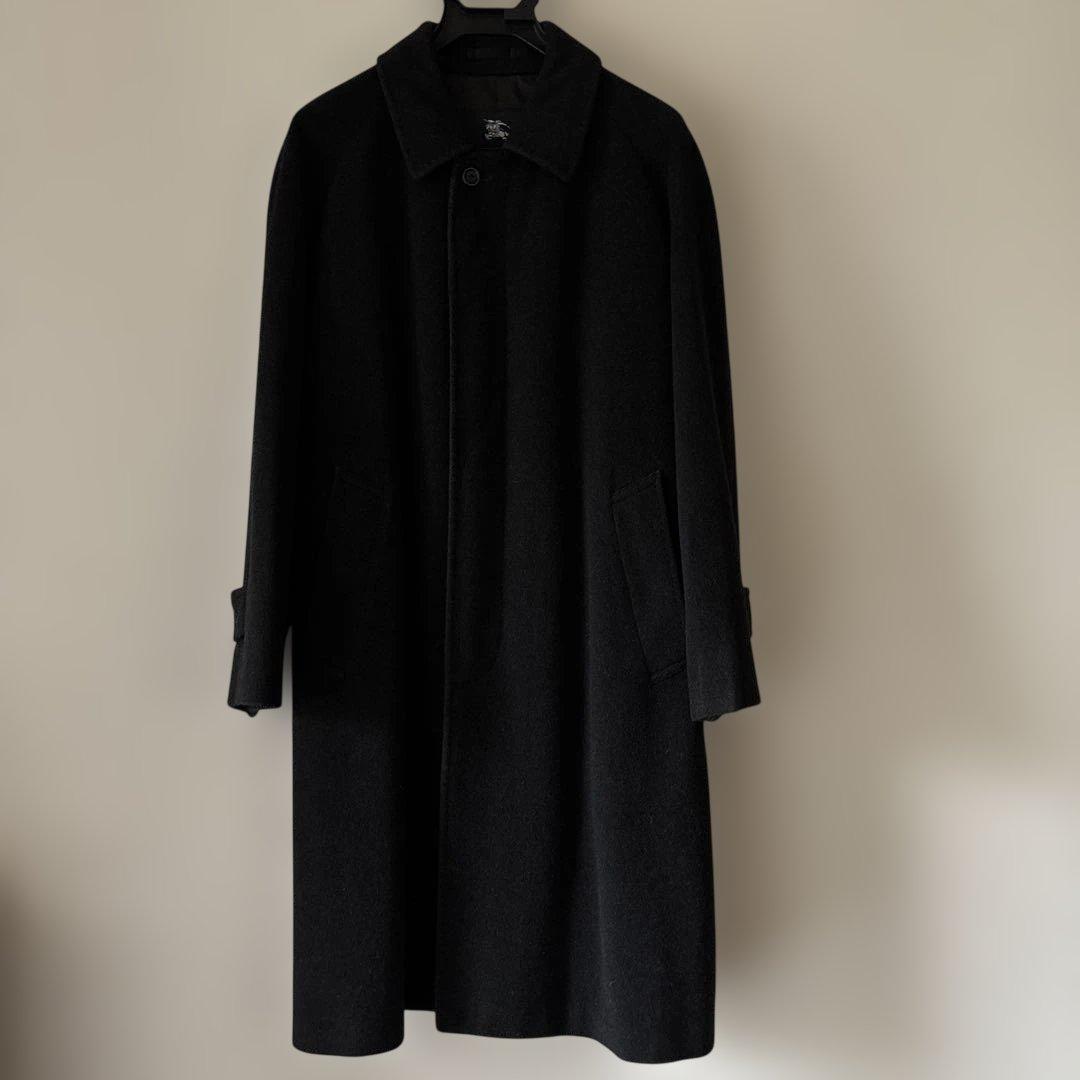 Burberry黒 ステンカラーコート
