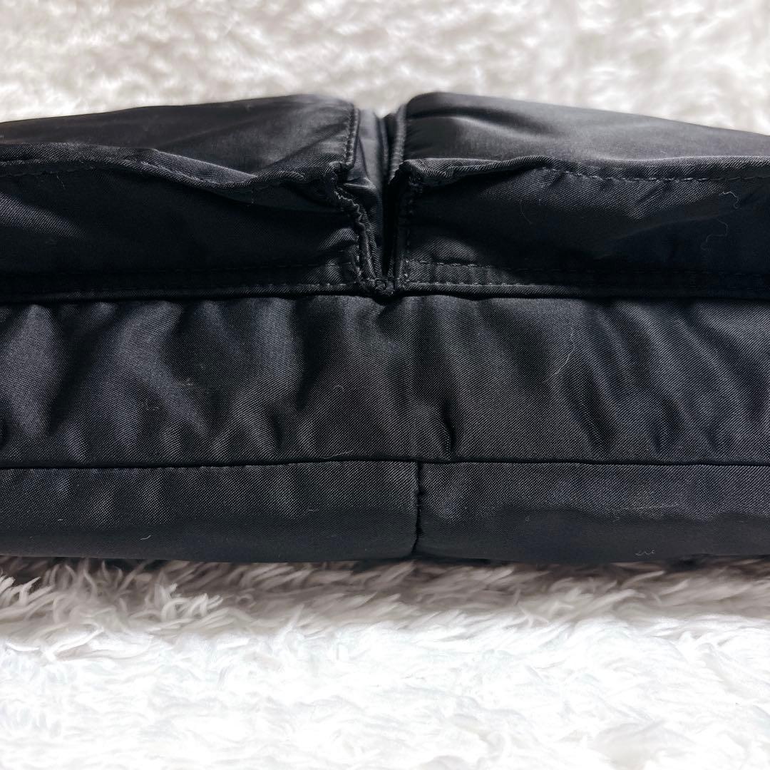 【美品】PORTER TANKER ブリーフケース ヘルメットバッグ 黒