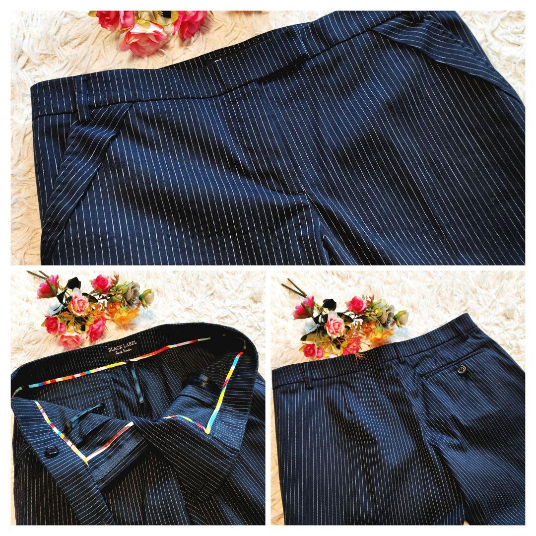 ポールスミス セットアップ スーツ 1ボタン ワイドパンツ ネイビー 42 XL