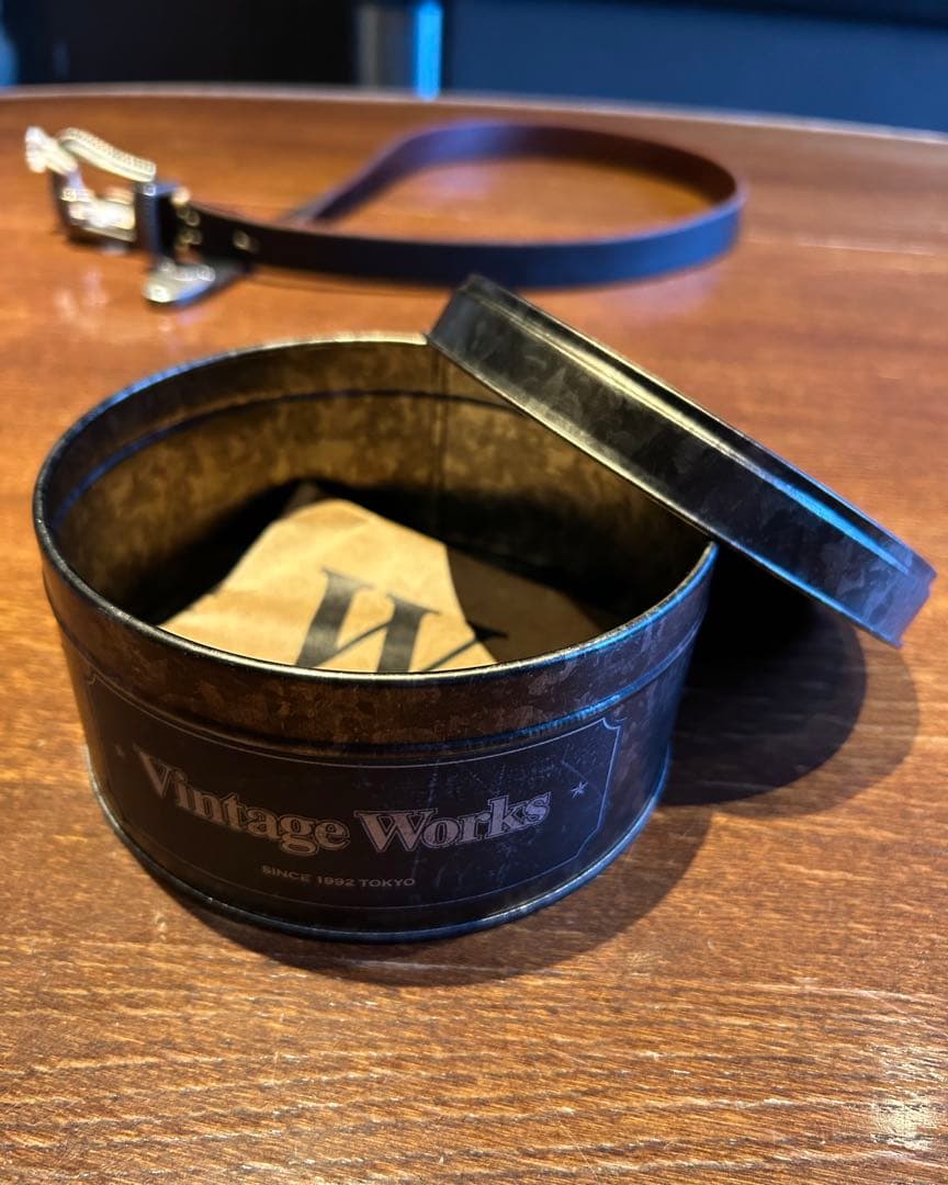 新品・Vintage Works・ DH5738・茶芯・ウエスタンベルト