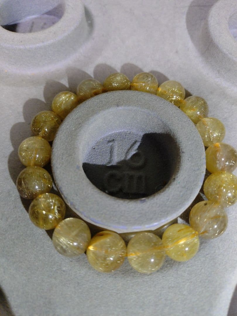 天然石 ルチルインクォーツ ブレスレット