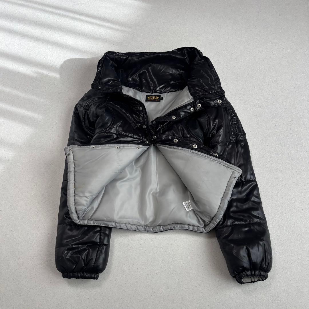 00s Y2K 平成 puff jacket bono black 短丈
