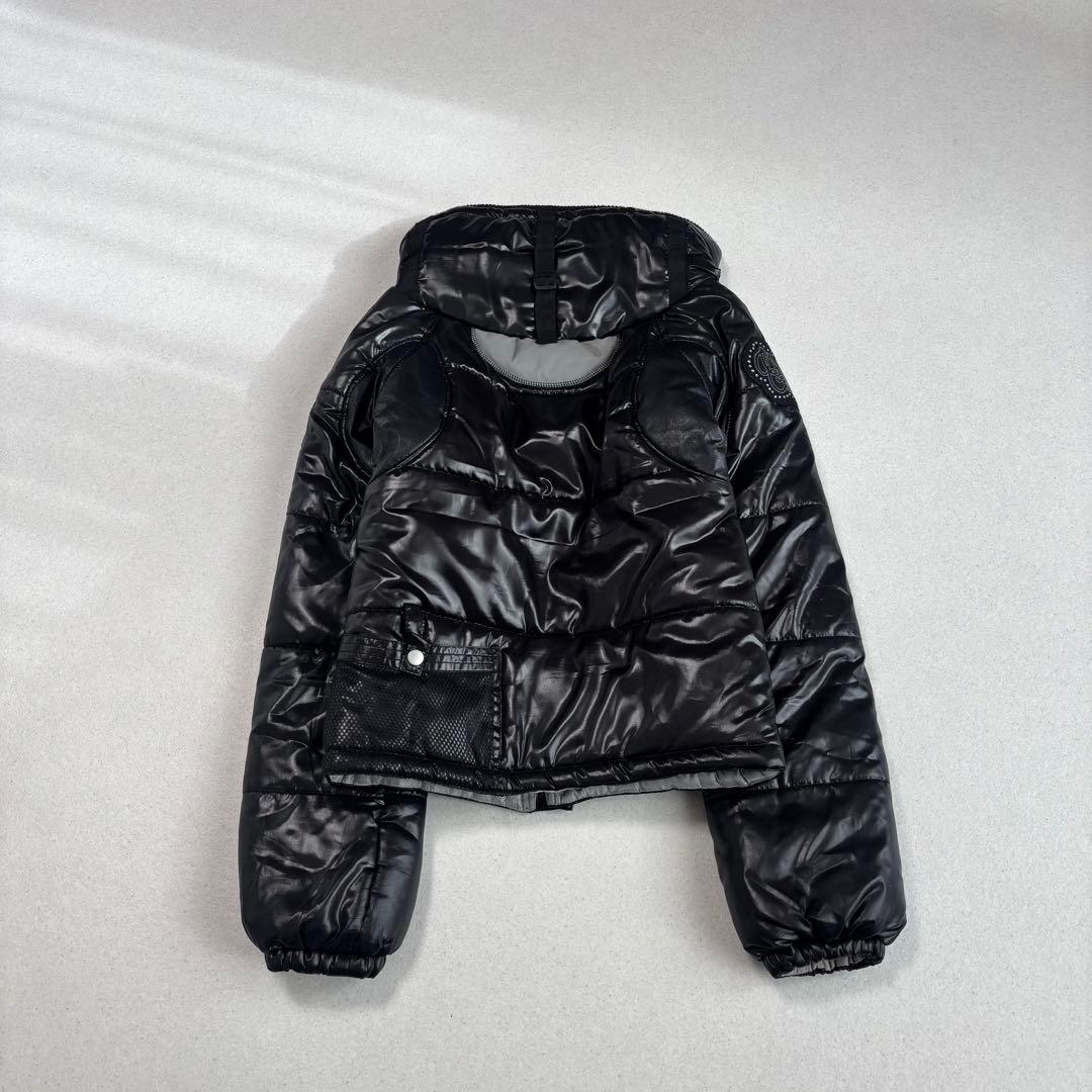 00s Y2K 平成 puff jacket bono black 短丈