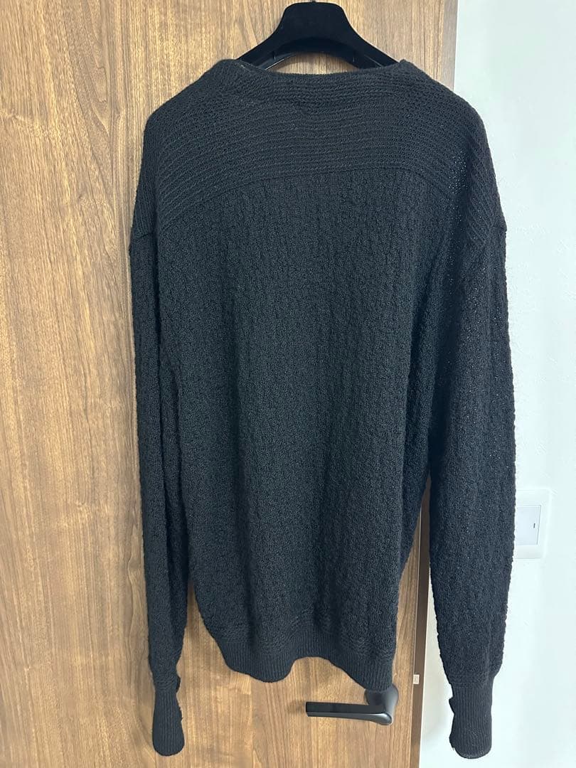 AUBERGE オーベルジュ 別注 モヘア カーディガン 黒 44 L