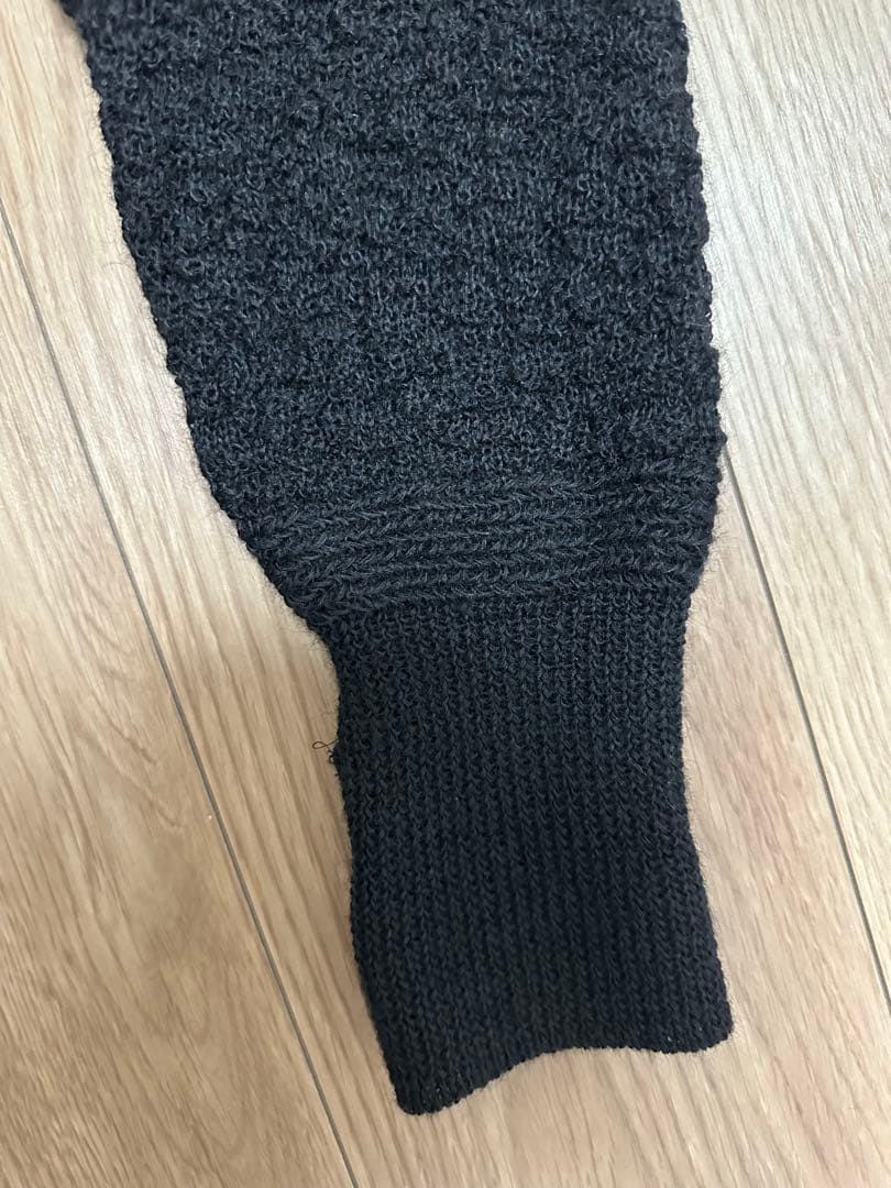 AUBERGE オーベルジュ 別注 モヘア カーディガン 黒 44 L