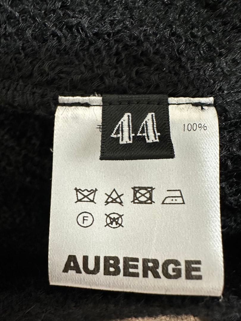 AUBERGE オーベルジュ 別注 モヘア カーディガン 黒 44 L