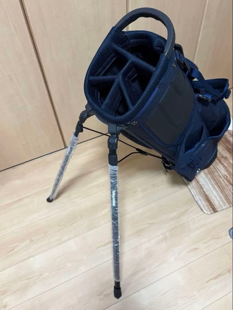 【美品】ブリーフィング CR-4 スタンド式 キャディバッグ ネイビー